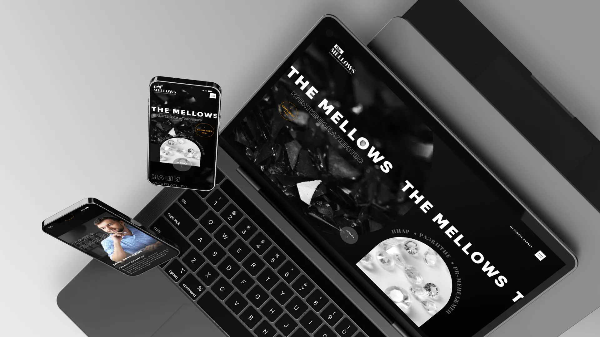 Разработка сайта креативного агентства «The Mellows» в Катав-Ивановске