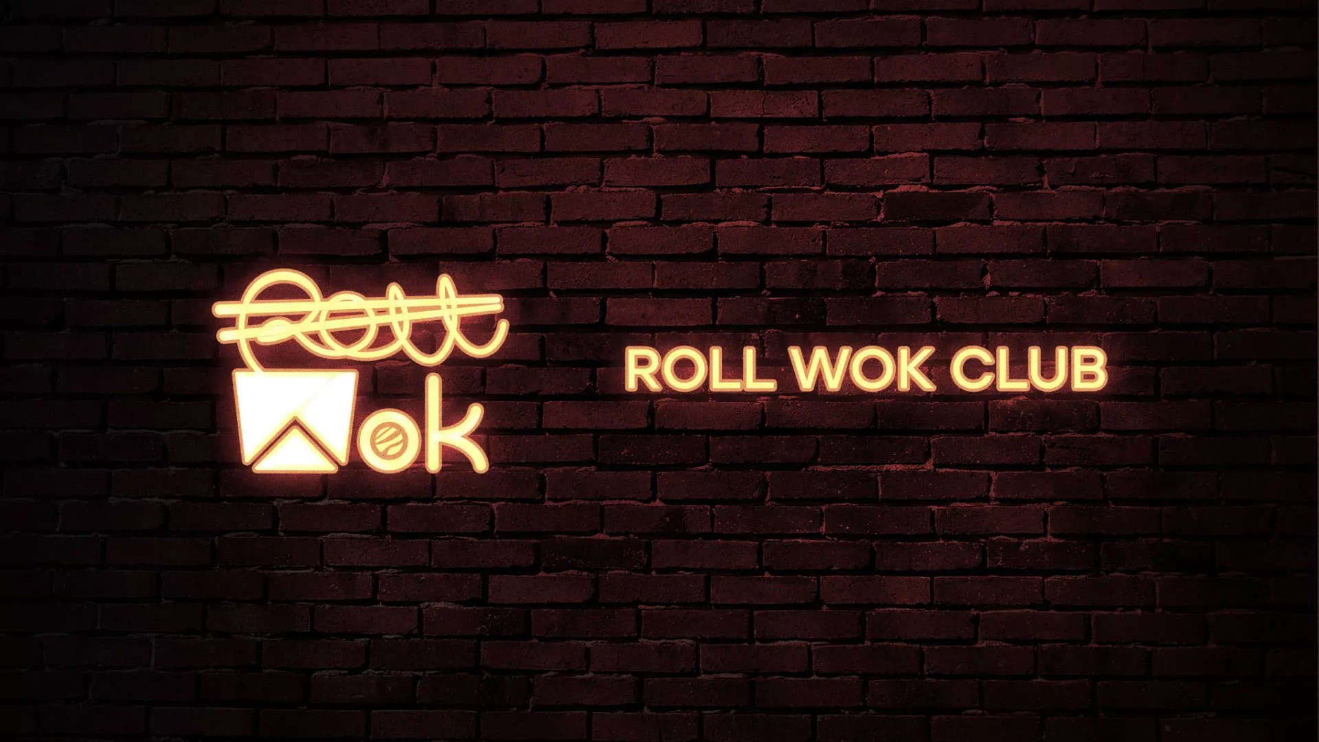 Разработка логотипа суши-бара «Roll Wok Club» в Катав-Ивановске