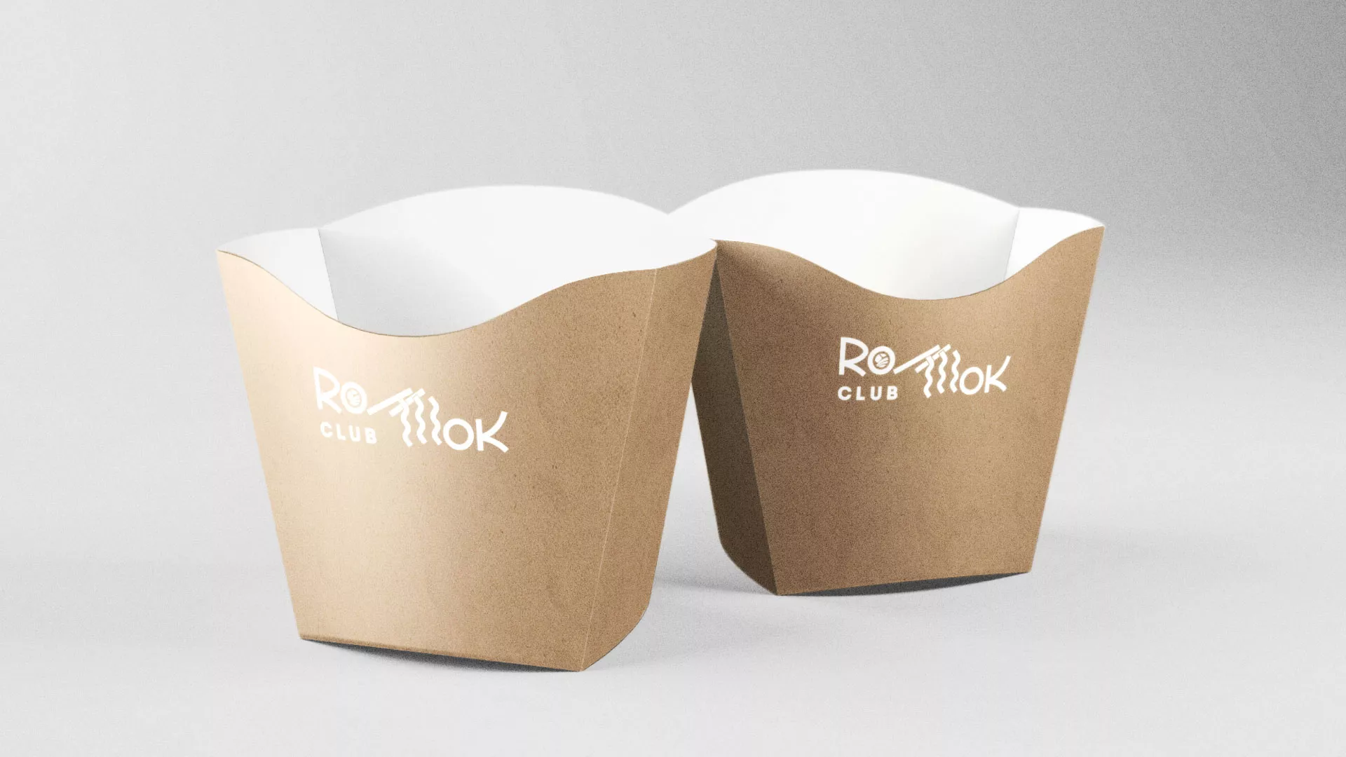 Создание логотипа суши-бара «Roll Wok Club» в Катав-Ивановске